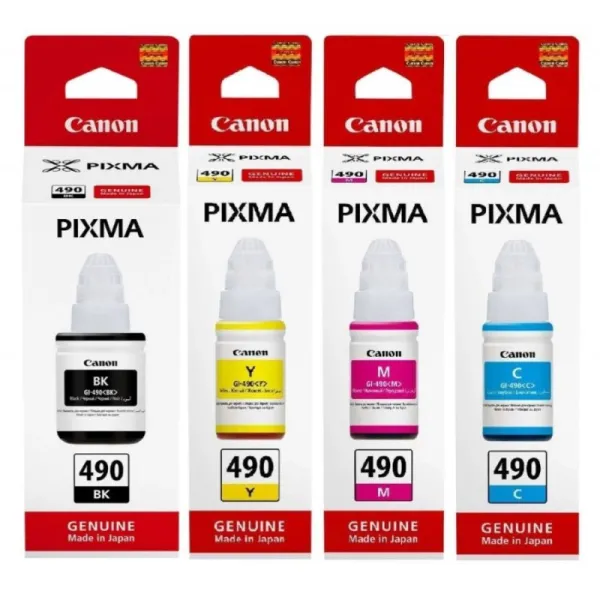 Комплект чернил Pixma GI-490 BCMY Canon (SET490)